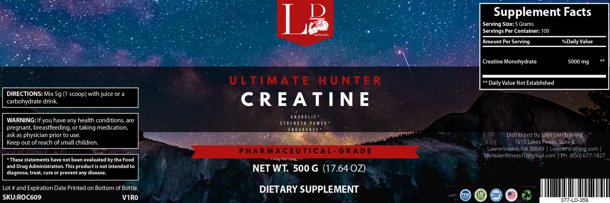 CREATINE MONOHYDRATE